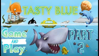 Tasty Blue Gameplay Part 2 No Comments (Mobile Best Eat Earth Game)