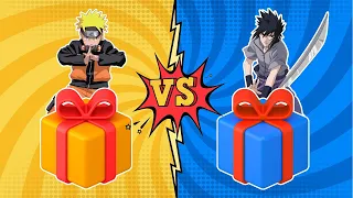 CHOOSE YOUR GIFT 🎁 Naruto VS Sasuke 🍥🦊