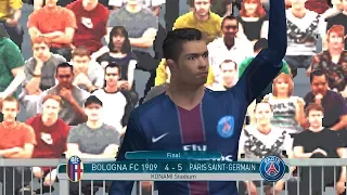 PES 2017 UEFA Champions League Final (Paris Saint Germain vs Bologna FC  Gameplay)