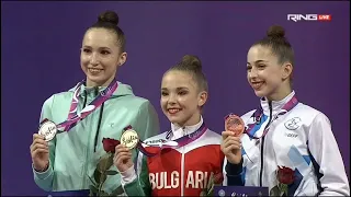 Award Ceremony Individual & Groups Finals World Cup Sofia 2024