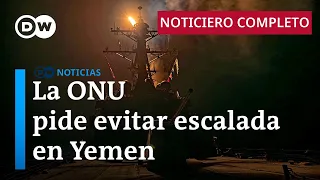 DW Noticias del 11 de enero: Los hutíes desafían a EE. UU. y al Reino Unido [Noticiero completo]