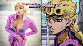 Giorno Giovanna Cosplay Makeup Tutorial (Jojo`s Bizarre Adventure)