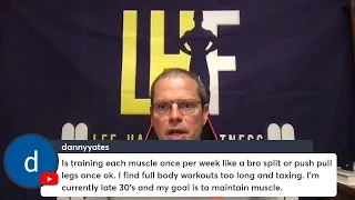 LIVE Q & A - May 10th - Lee Hayward's Total Fitness Bodybuilding