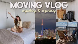 MOVING VLOG | unpacking 📦 & organizing my apartment!!