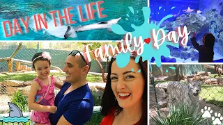 Day in the Life | Family Day in Las Vegas | Siegfried & Roy Secret Garden + Shark Reef Aquarium 🐬