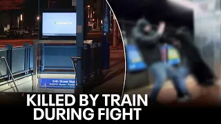Man killed by Philadelphia subway train after falling onto tracks during fight