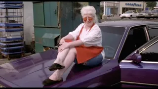 Gummo (1997) by Harmony Korine, Clip: 'Albino Woman' sitting on a car - "I have a good personality'"