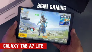 Samsung Galaxy Tab A7 Lite BGMI Gaming Test with FPS |  Mediatek P22T par Gaming