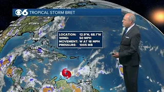 Tracking the Tropics: Friday update on Tropical Storm Bret