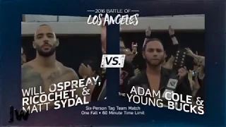 Will Ospreay, Ricochet & Matt Sydal vs Adam Cole & The Young Bucks   Highlights 5★ Wrestling