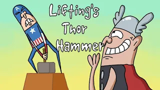 Lifting Thor's Hammer | Cartoon Box by @darkcartoon | Hilarious Funny Cartoon Compilation