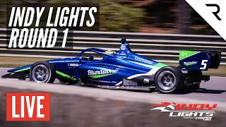 2021 Indy Lights Race 1 - Live full race