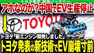 逆境のトヨタがとんでもないことをやらかす…トヨタが遂に革新的な新型EV電池を発表！さらに量産化で中国テスラがブチギレ【ゆっくり解説】