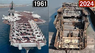 The Dismantling of US Navy’s Aircraft Carrier That Was Sold For a Penny