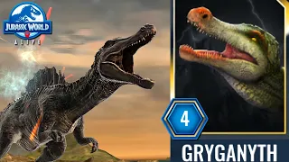 Apex Gryganyth ET4: Battles on Nublar Shores! ~ Jurassic World Alive PVP