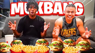 Burger & Fries Mukbang With RyanTheCrashDummy!