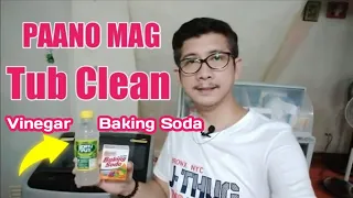 Paano Mag TUB CLEAN Gamit Ang Baking Soda at Vinegar Lang Sa LG Fully Auto Washing Machine