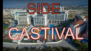 ОТЕЛЬ CASTIVAL 5*. СИДЕ- ТУРЦИЯ ОТДЫХ АВГУСТ 2023 г. НОМЕР ФЭМИЛИ, ПЛЯЖ ЛОББИ БАР.