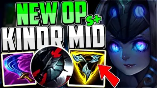 NEW KINDRED MID BUILD IS NOT FAIR! (1v9 TECH) - Kindred Guide Season 13 League of Legends