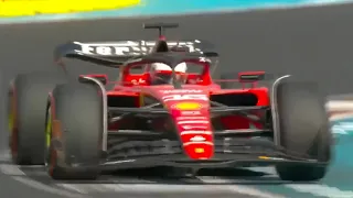 Leclerc Crashes In Q3 | Miami GP - 2023 F1
