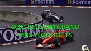 Formula 1 2000 Belgian Grand Prix Highlights - Dutch Subtitles!