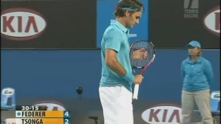 Federer vs Tsonga Australian Open 2010