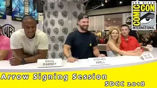 Arrow Signing Session #SDCC 2018