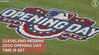 Cleveland Indians' 2020 Opening Day set for 1:10 p.m. first pitch