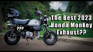 Is This The Most Usable Honda Monkey Exhaust?! I 2023 Honda Monkey 125