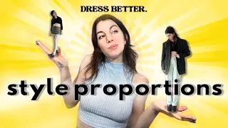 "I look horrible in this!" Hey, no! Learn style proportions and body type so you can dress better