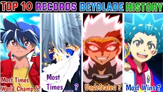 Top 10 Records In Beyblade All Series | Beyblade Og | Metal | Beyblade Burst Hindi #beyblade