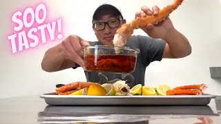 My favorite food... KING CRAAAB!! | MUKBANG