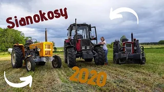 ☆Sianokosy 2020☆ polska moc z ruskiem w akcji ☆ URSUS C360&Sipma ☆ dziewczyny na traktory ☆