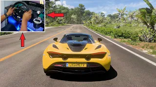 Mclaren 720s Spider Convertible - Forza Horizon 5 | Thrustmaster TMX Gameplay