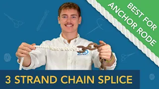 Rope to Chain Splice | 3 Strand