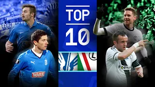 TOP 10: Lech - Legia | Lewandowski, Hamalainen, Linetty, Radovic | Ekstraklasa [Komentarz]