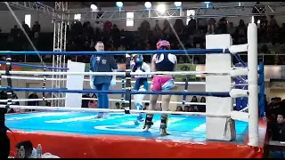 brisa onieva kick boxing raund 1. 6 de junio de 2022