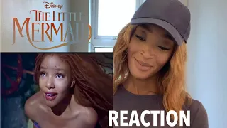 THE LITTLE MERMAID TRAILER REACTION!! Official Teaser 2023 | Halle Bailey | Disney D23 - Stunning