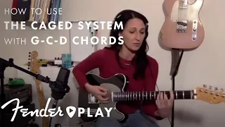 The CAGED System with G-C-D Chords | Major Guitar Scales | Fender Play