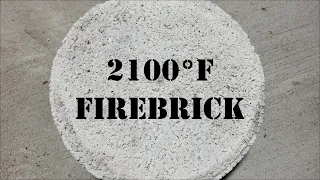 DIY Firebrick tested to 2100 °F