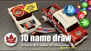 MLC custom ’55 Chevy Gassers Signature Series X10 draw