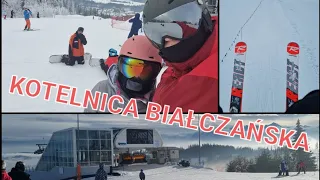 We are having fun at Kotelnica Białczańska! Great winter conditions.