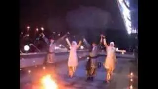 Огненное шоу, фаер шоу в арабском, восточном стиле от шоу-театра "Экстример, Москва.