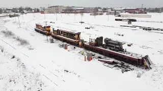 Кладбище тепловозов ЧМЭ3 / CME3 locomotive cemetery at Tapa depot