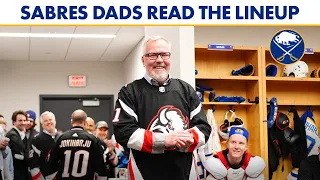 "My Son!" | Buffalo Sabres Dads Read The Lineup Card Before Game In Columbus | Sabres Dads' Trip