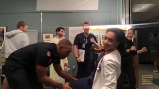 Station 19 & Greys Anatomy Casts dancing