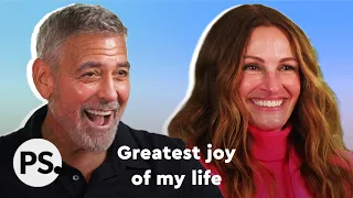 George Clooney & Julia Roberts Cracking Up Talking Hidden Talents & First Paychecks | POPSUGAR