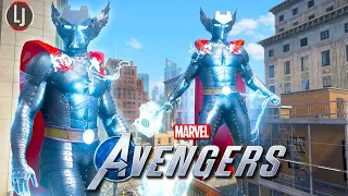 Marvel's Avengers Game | " Asgardian Destroyer " Thor Comic Suit Freeroam Gameplay!