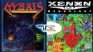 HYBRIS vs XENON 2 (AMIGA) - WHICH IS THE BEST SHOOTER?