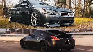 370z Tuned struggles vs a 6mt swapped 7th Gen MAXIMA!